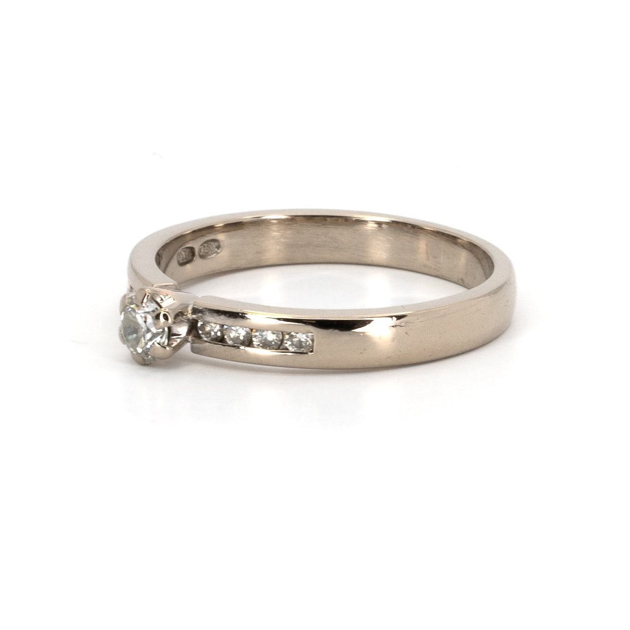 White Gold Diamond Band