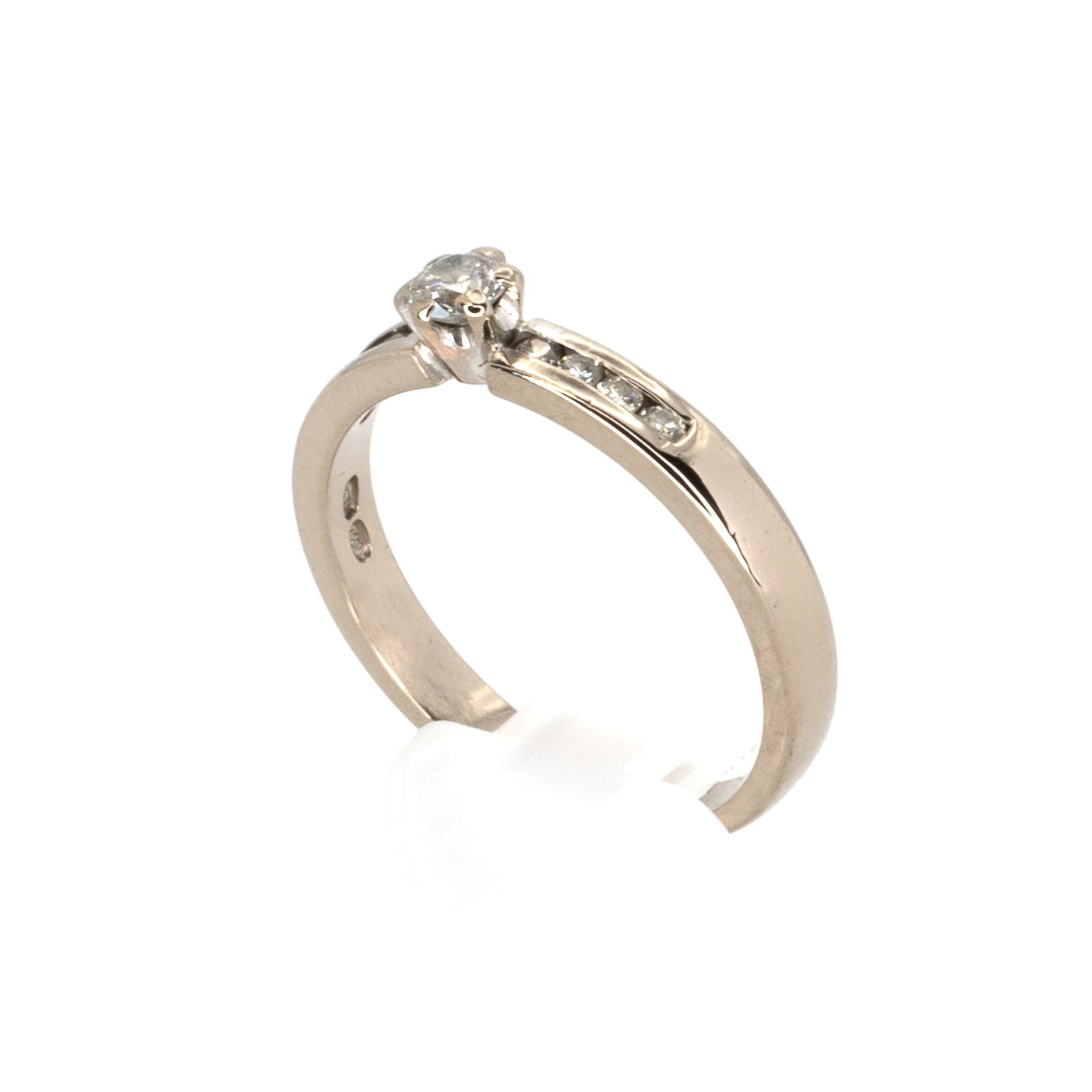 White Gold Diamond Band