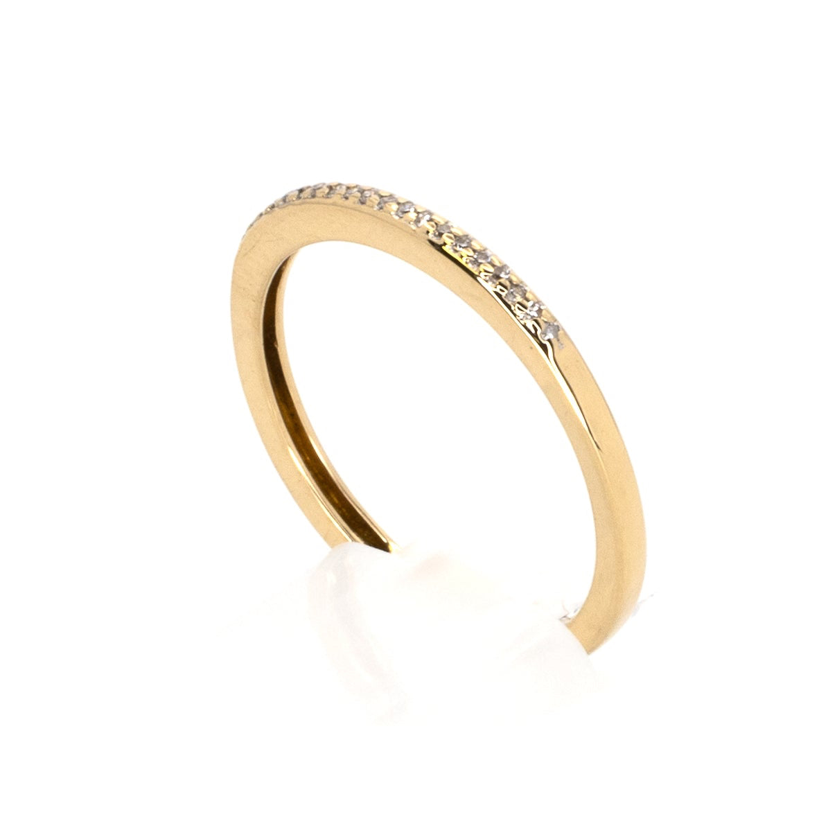 Half Eternity Gold Ring