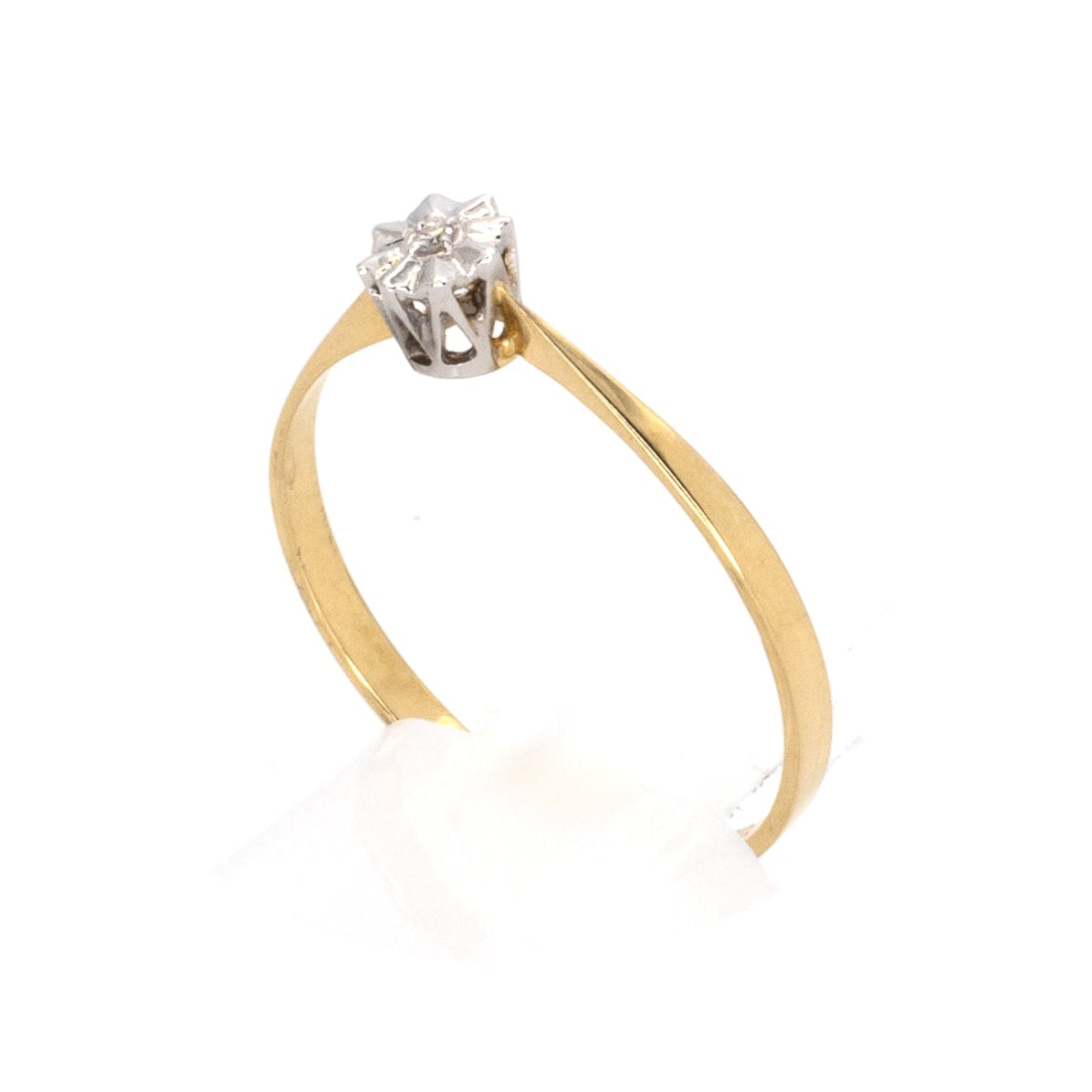Minimalist Solitaire Diamond Ring