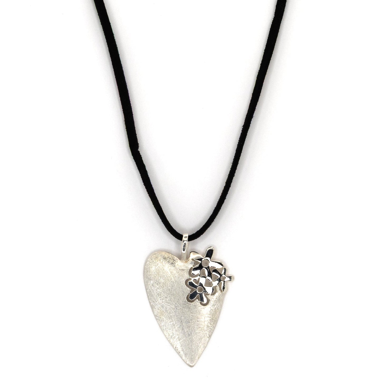 Heart on Rope Necklace