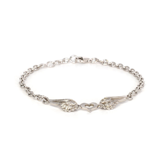 Heart on Wings Bracelet