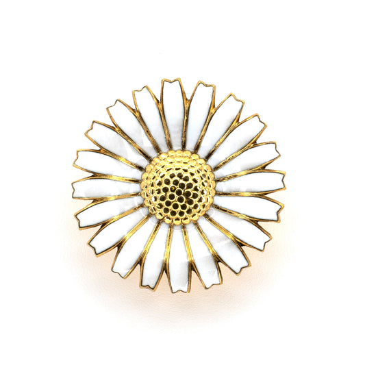 Daisy Enamel Brooch