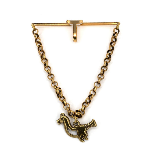 Kalevala "Lintunen" Bronze Tie Clip