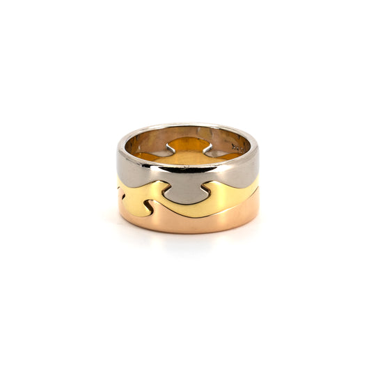 Georg Jensen Fusion Full Set Gold Ring