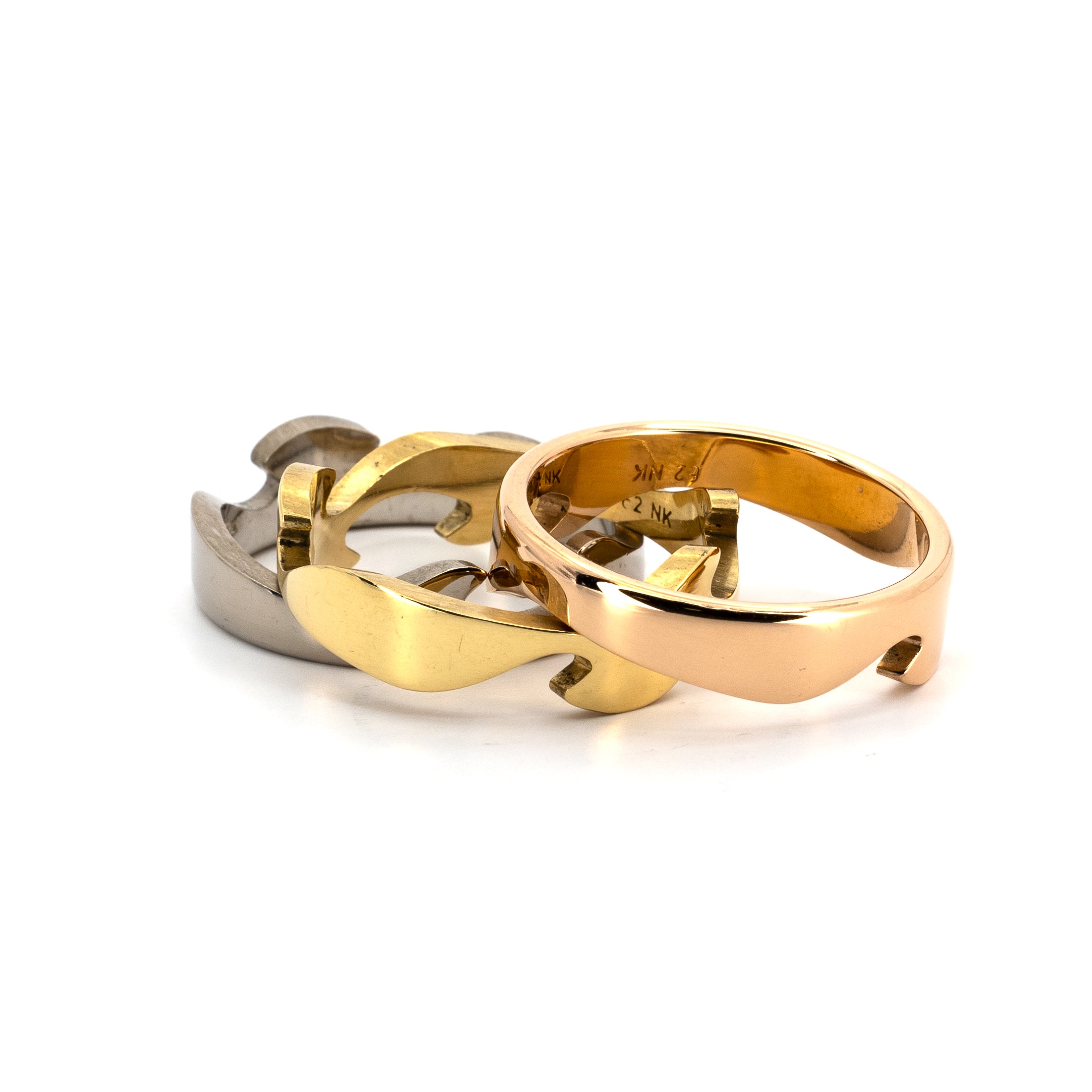 Georg Jensen Fusion Full Set Gold Ring