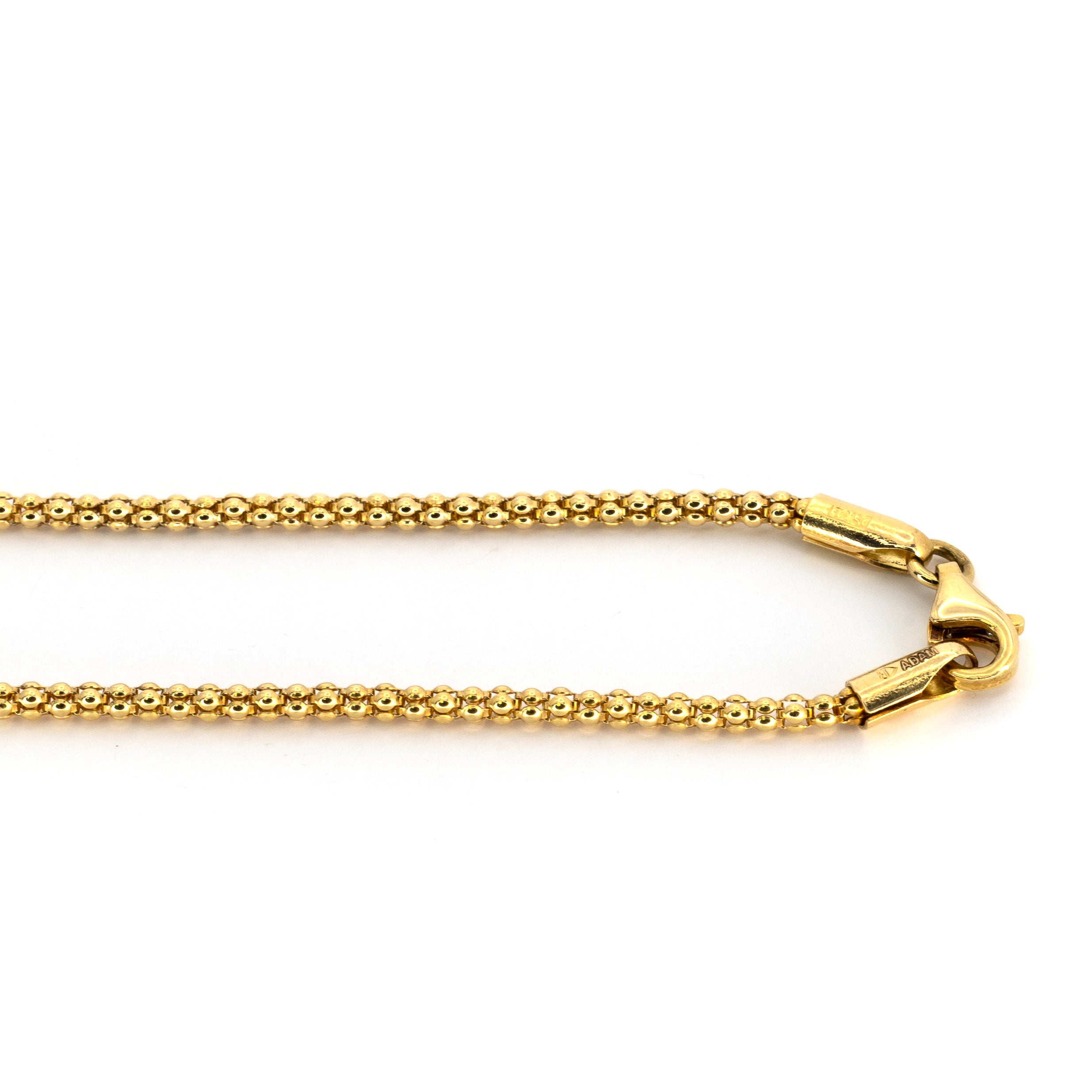 Beaded Gold Chain