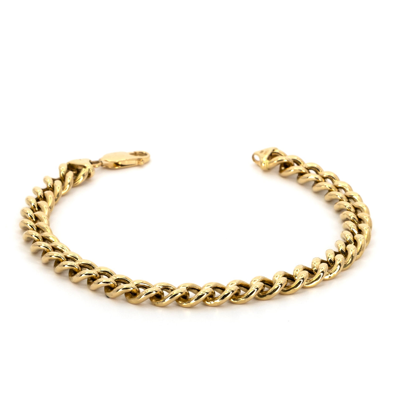 Gold Curb Bracelet
