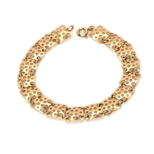 Liisa Vitali "Lace" Gold Bracelet