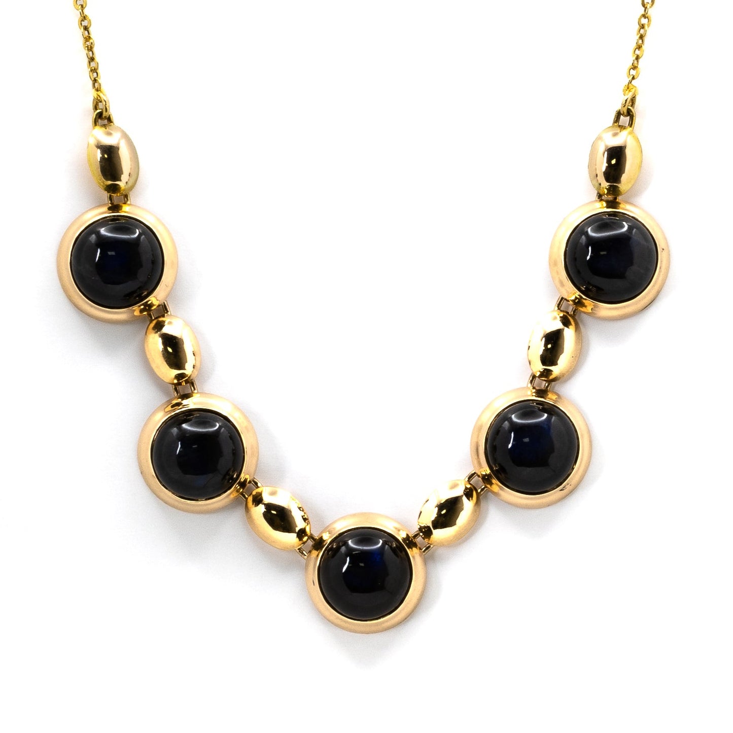 Gold Spectrolite Necklace
