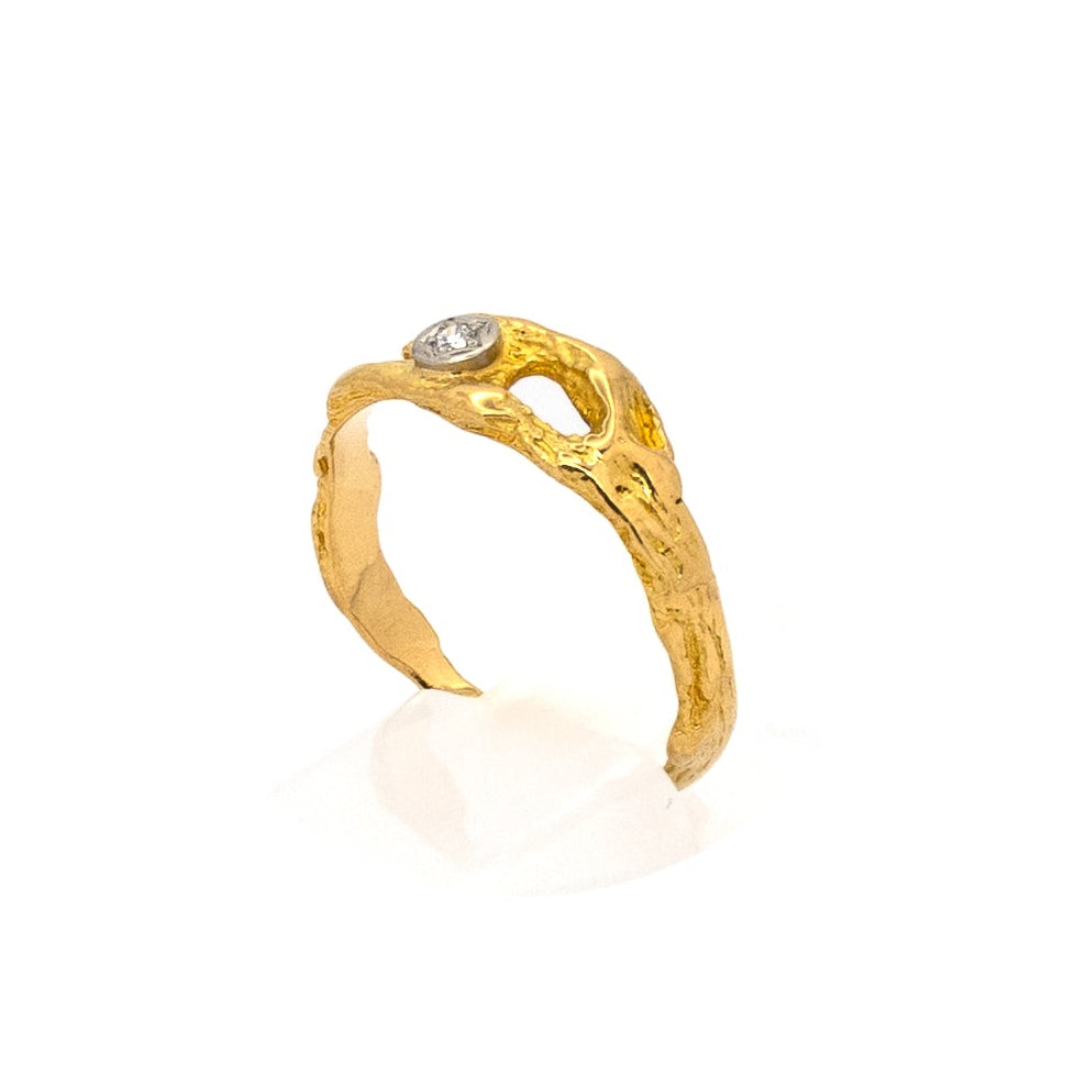 Lapponia Diamond "lampi" Gold Ring