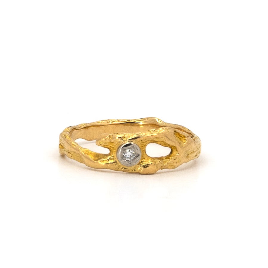 Lapponia Diamond "lampi" Gold Ring