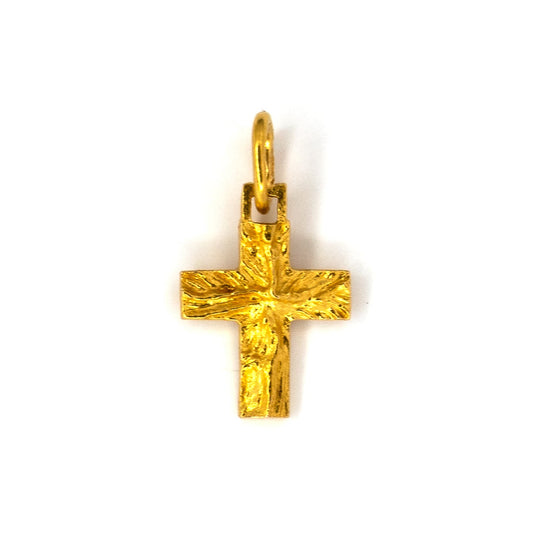 Lapponia Gold Cross Pendant