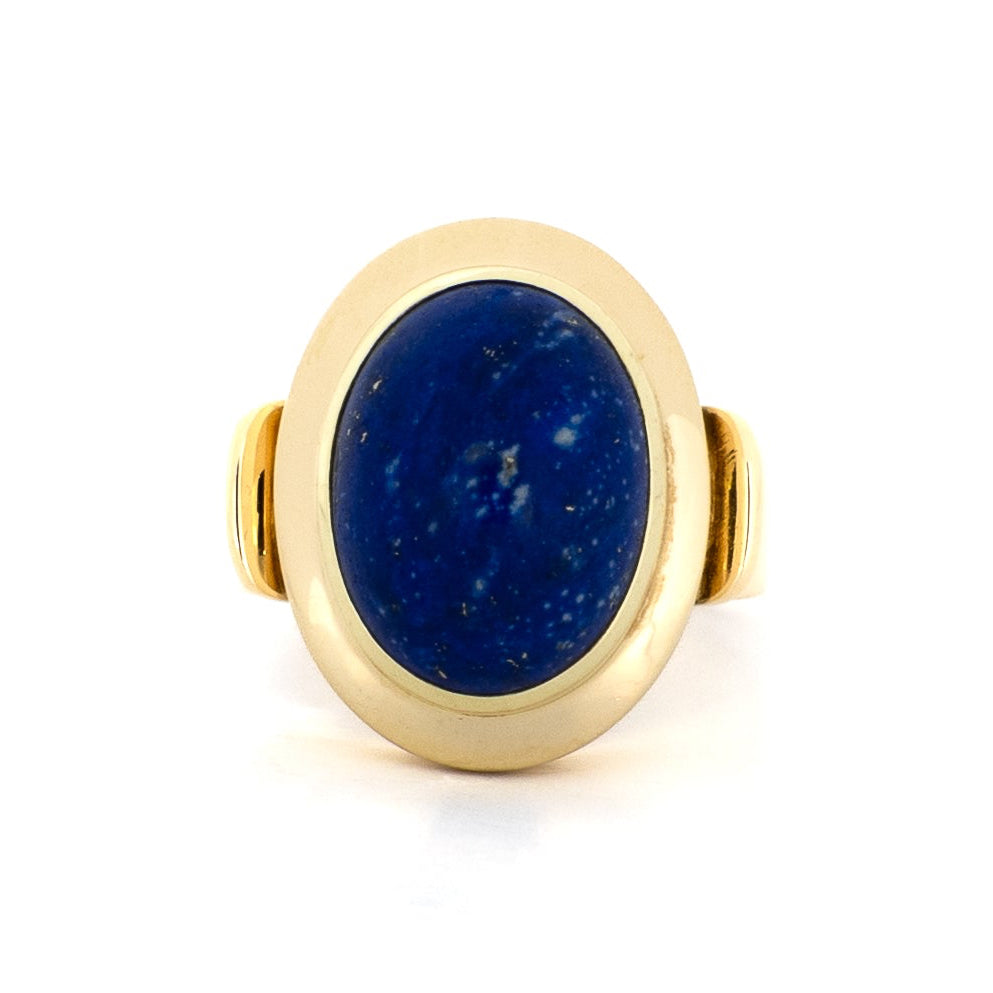Lapis Lazuli Cocktail Ring