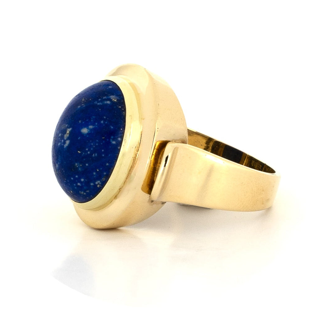 Lapis Lazuli Cocktail Ring