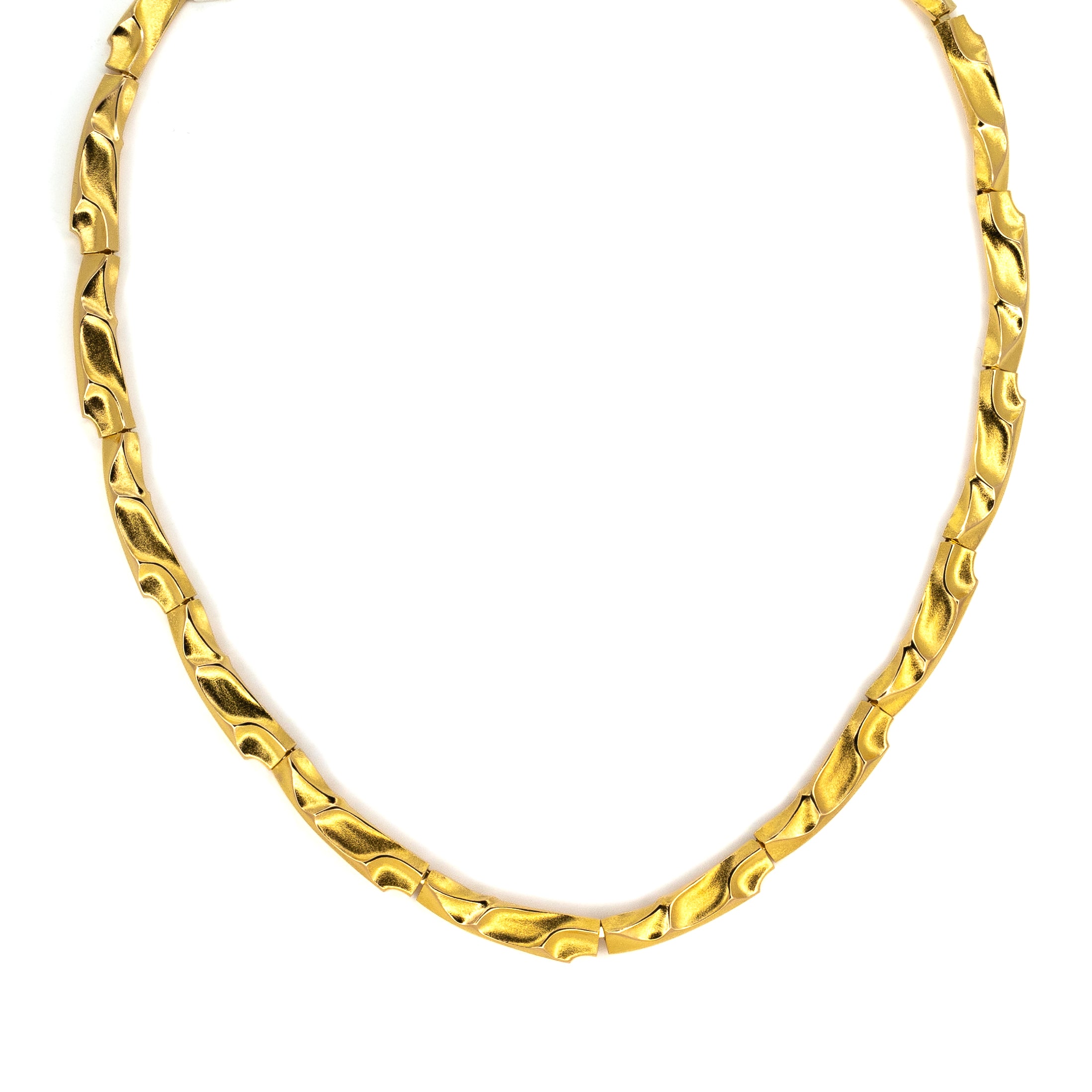 Lapponia Solid Gold Necklace