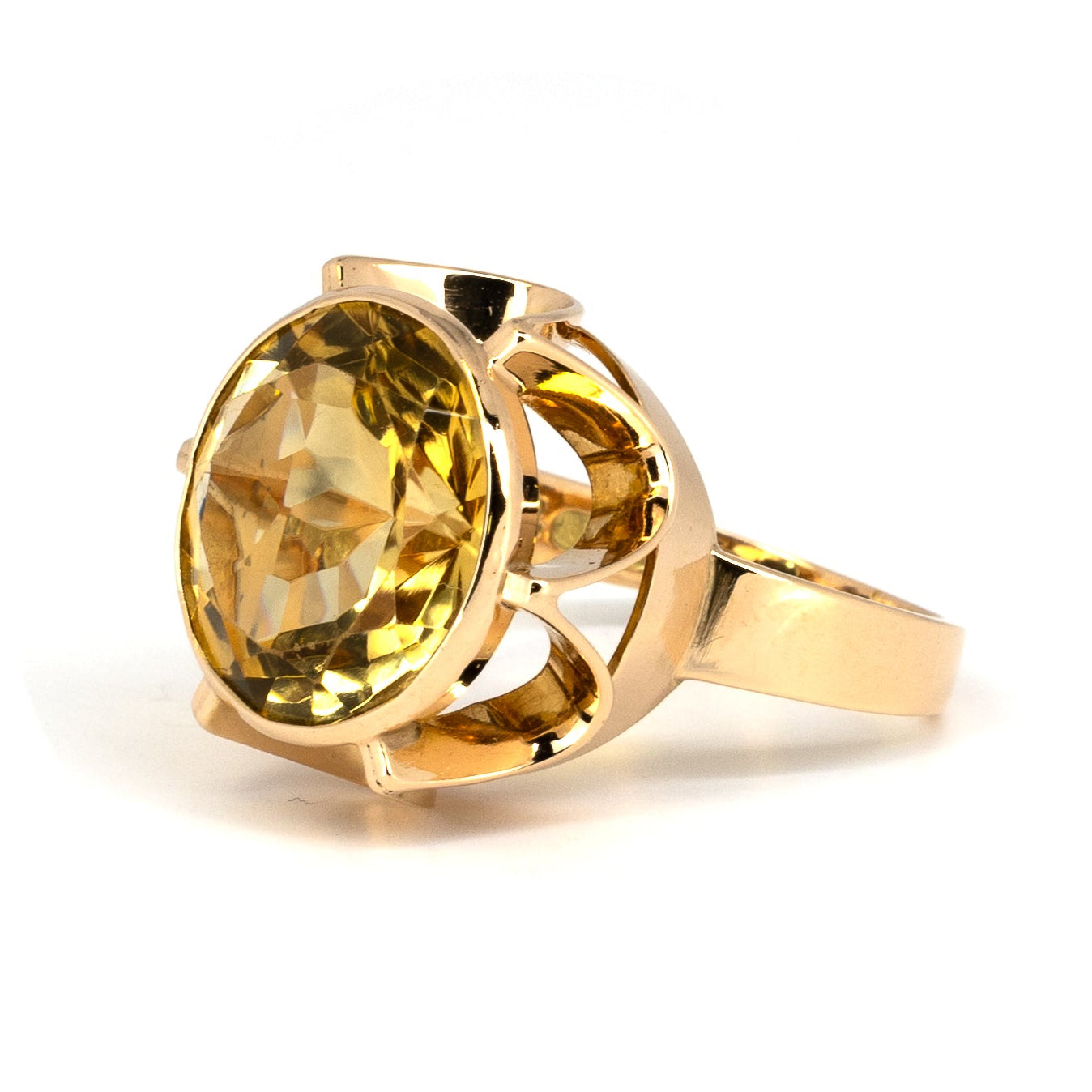 Citrine Cocktail Ring
