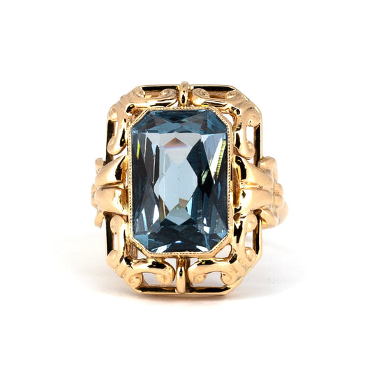 Sky Blue Cocktail Ring