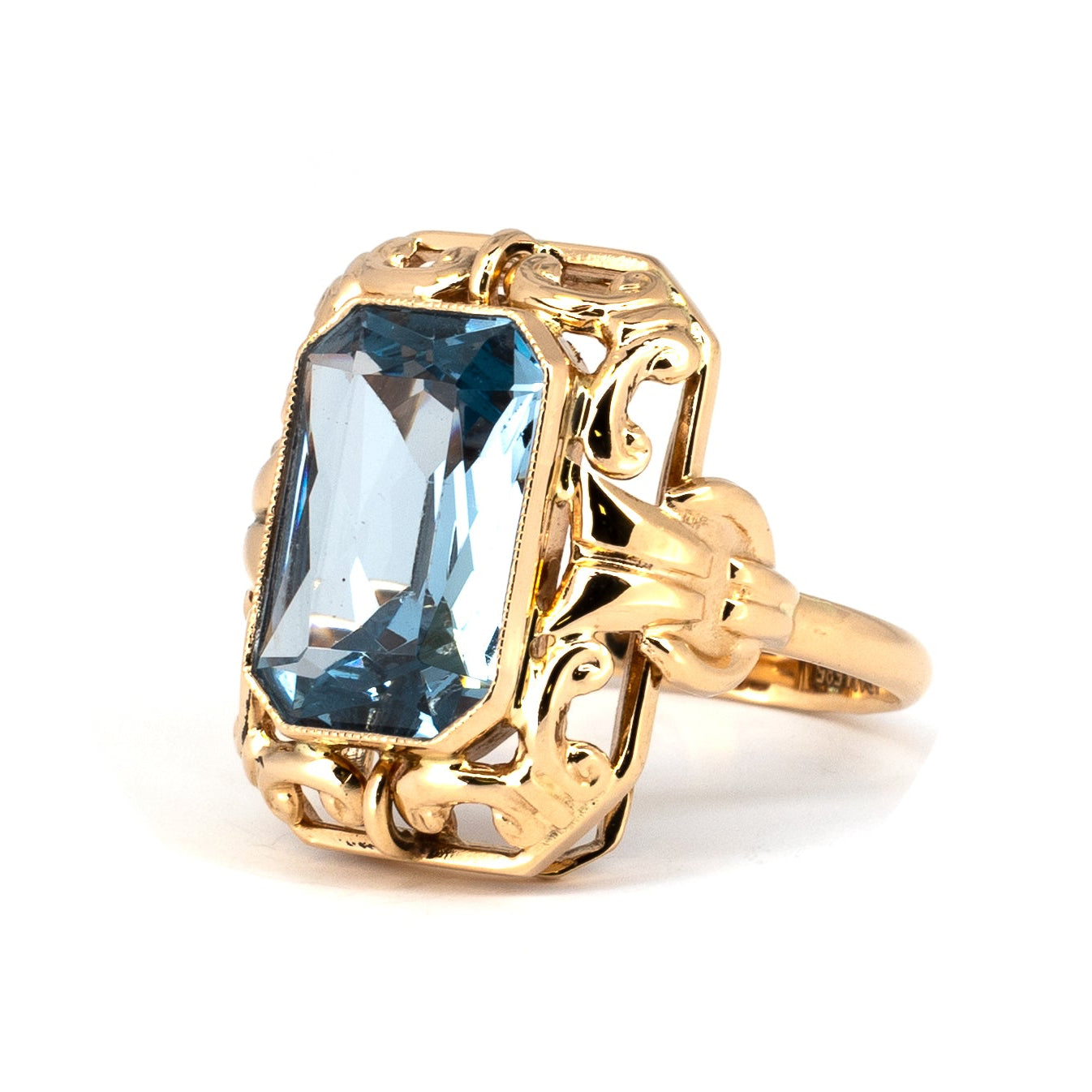 Sky Blue Cocktail Ring
