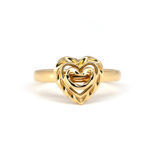 Kalevala "Talon sydän" Gold Ring