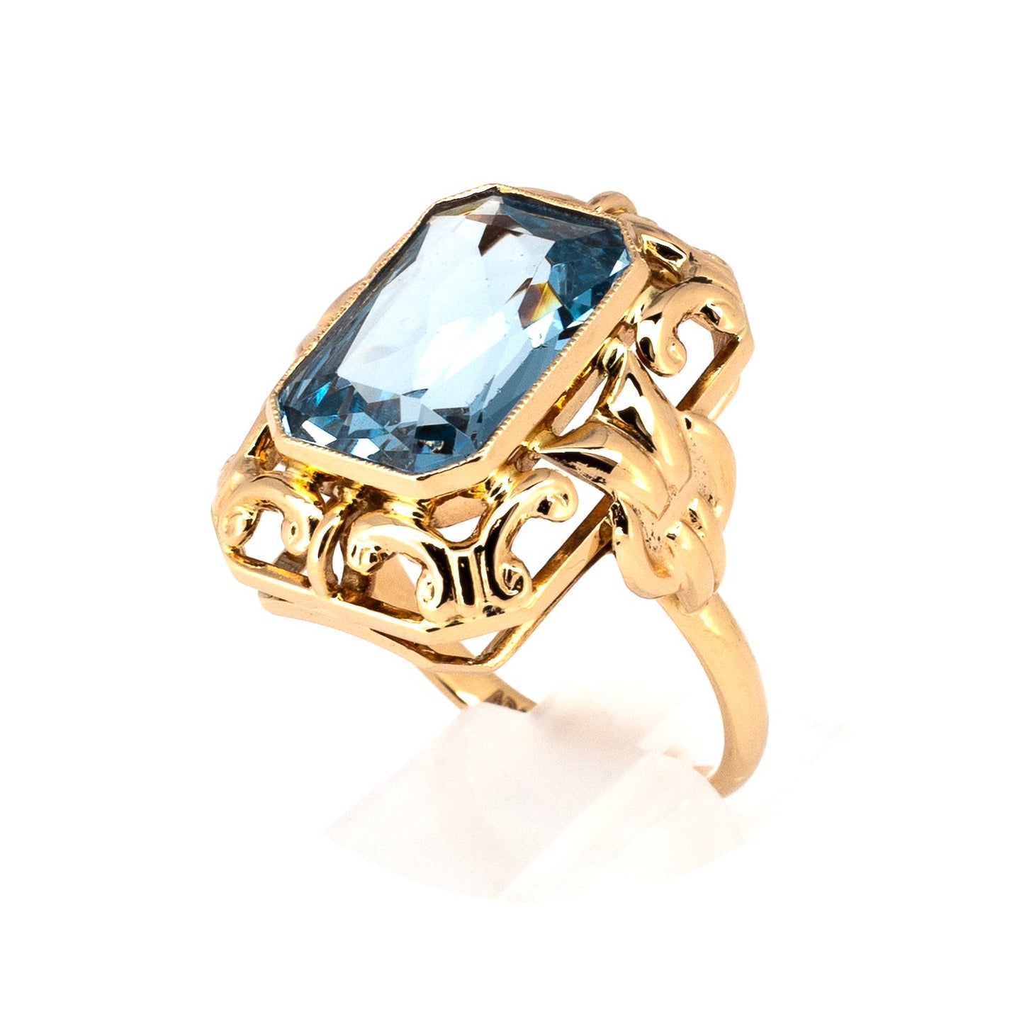 Sky Blue Cocktail Ring