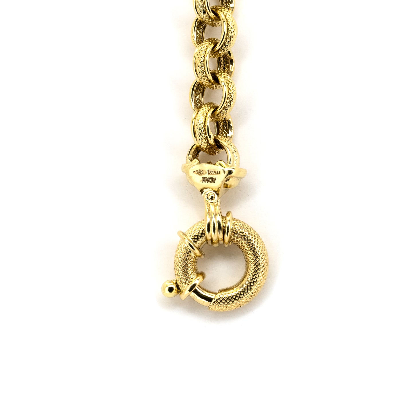 Multi-link Rolo Gold Bracelet