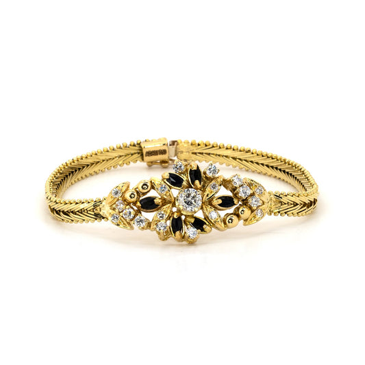 Floral Gold Bracelet