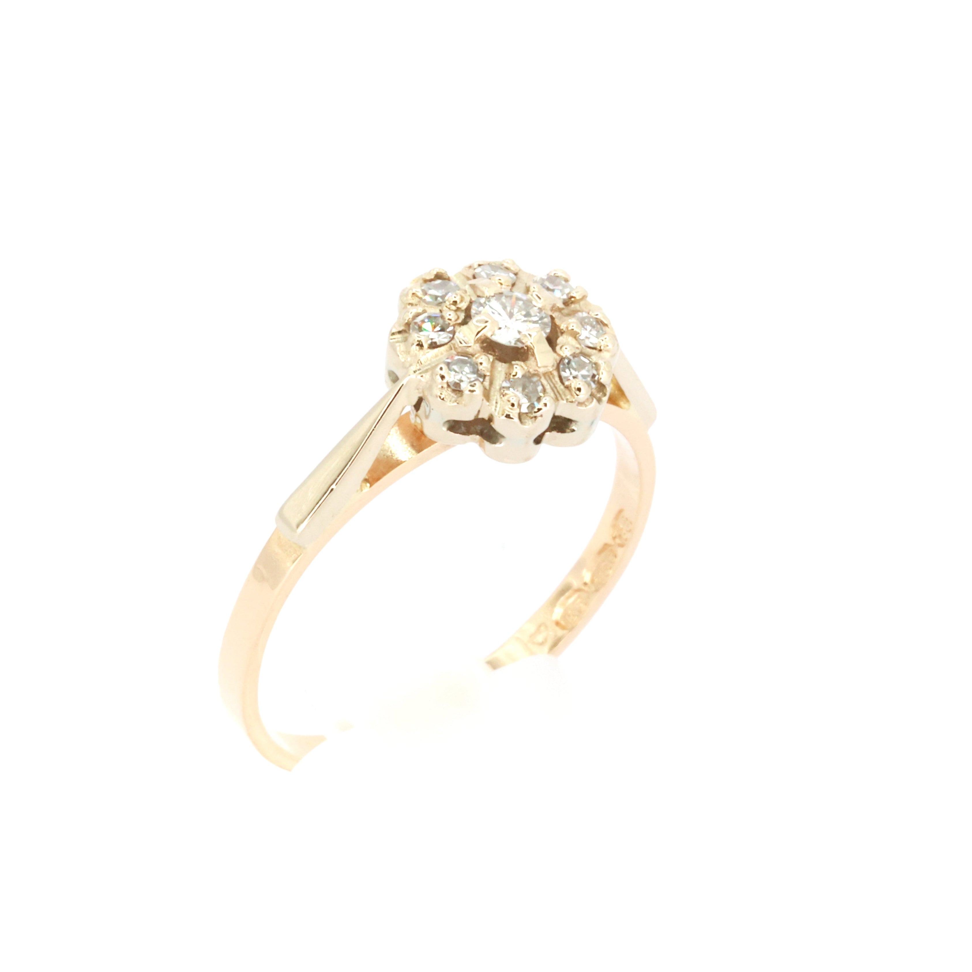 Flower Diamond Ring