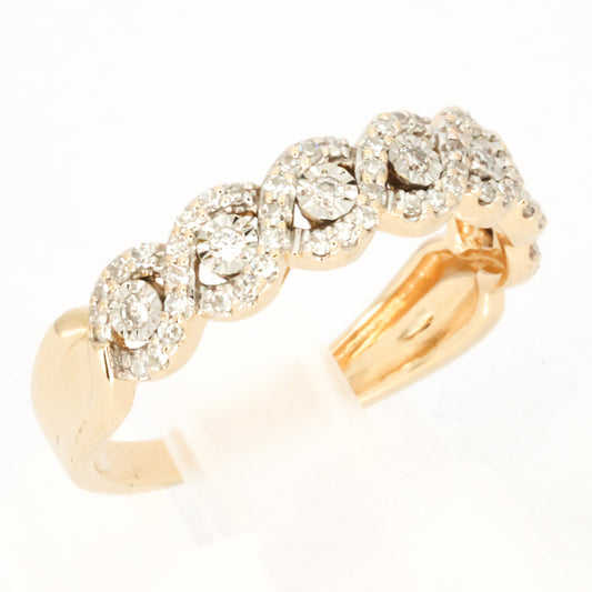 Diamond Braided Ring