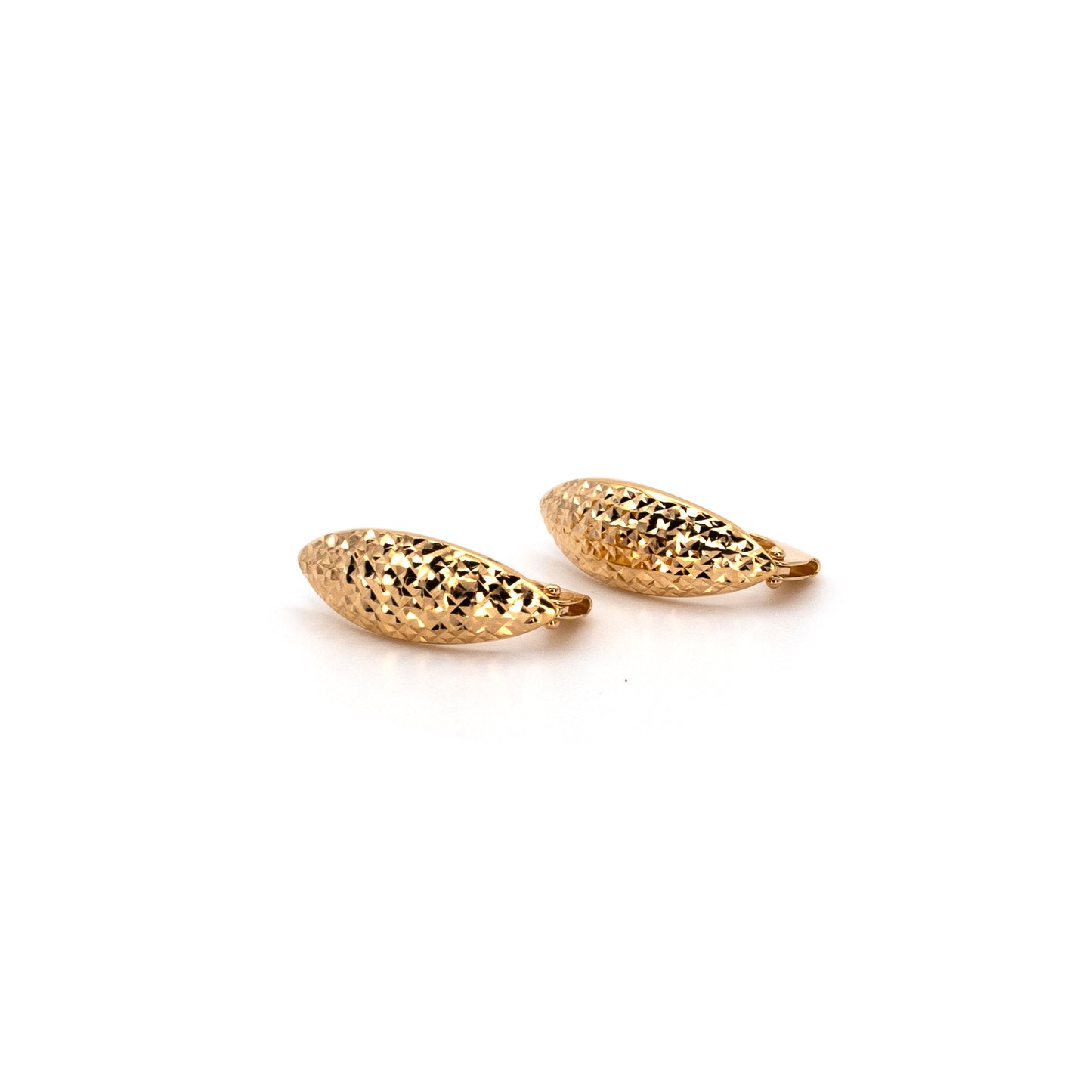 Almond Gold Earrings