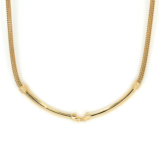 Kalevala "Hirvenpää" Gold Necklace