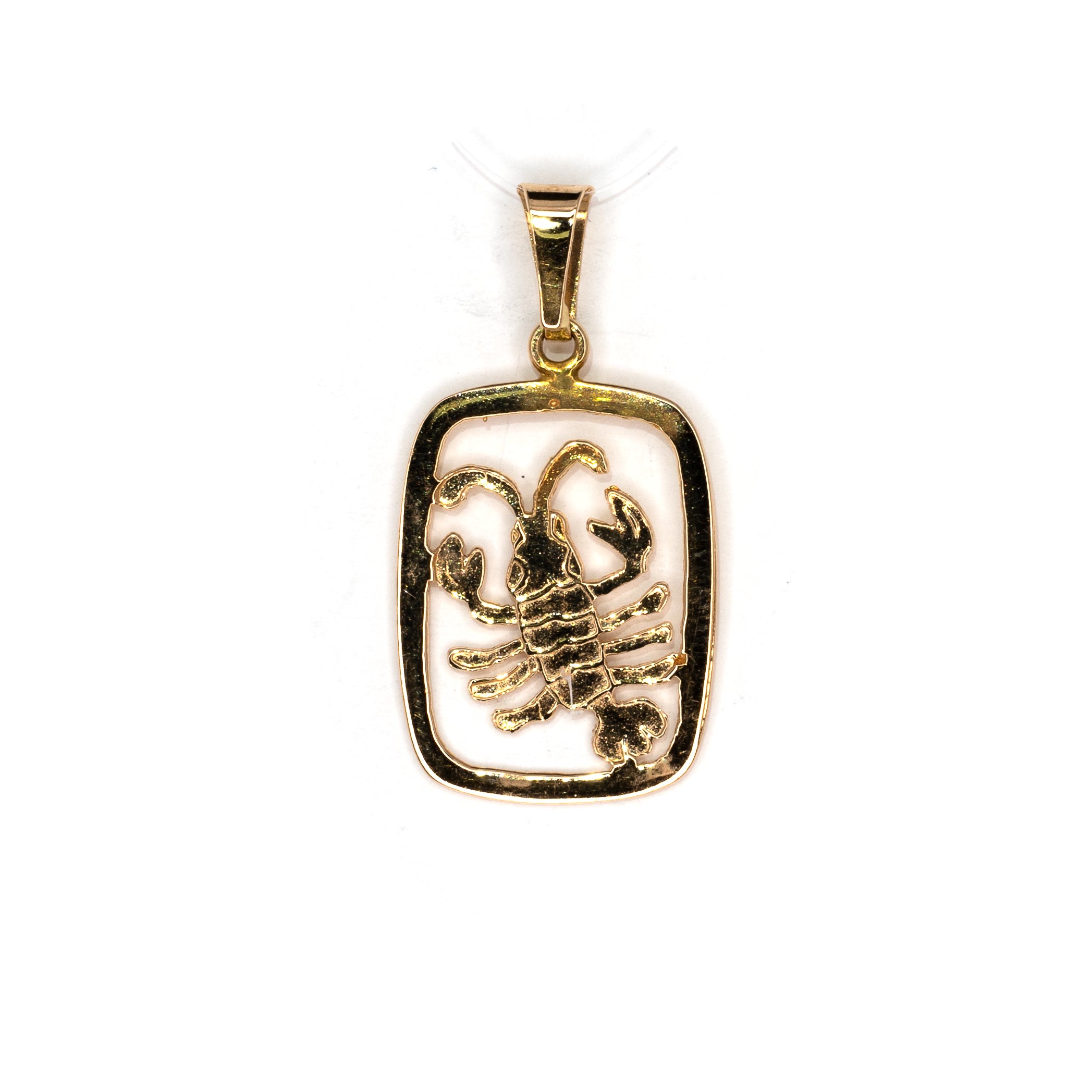 Yellow Gold Crab Pendant