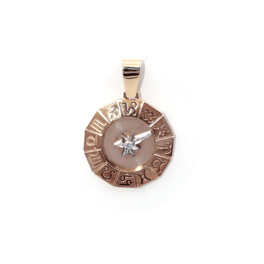 Horoscope Gold & Diamond Pendant