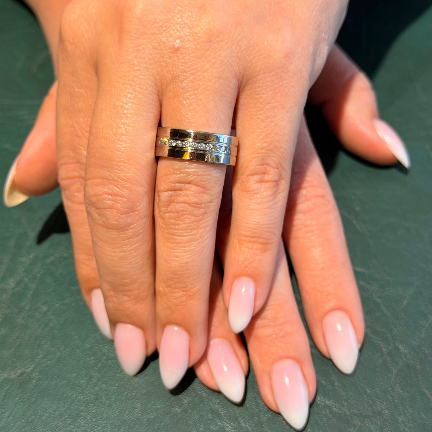 Tillander White Gold Diamond Band