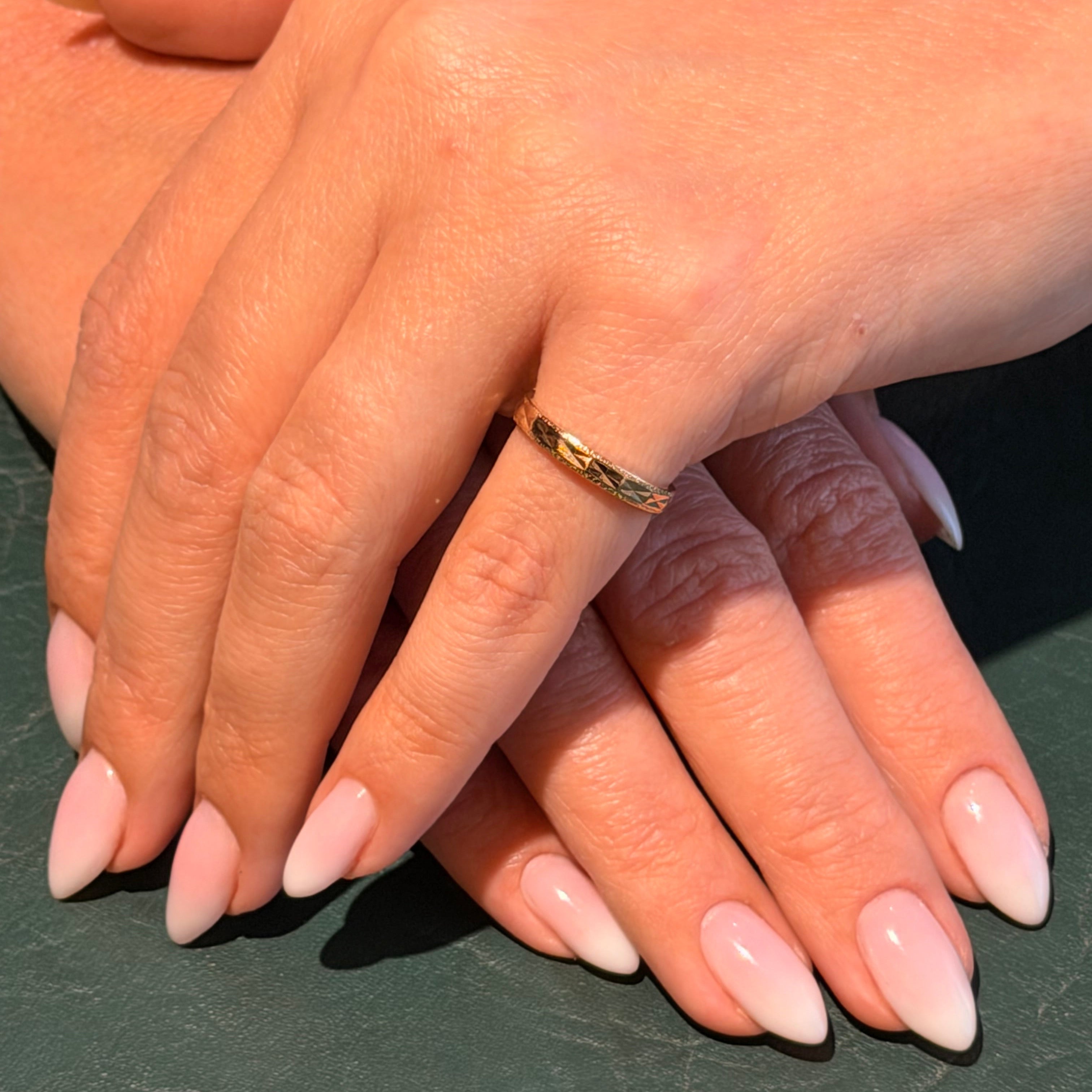 Detailed Gold Ring
