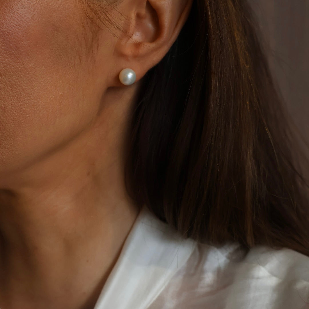 Pearl Stud Earrings