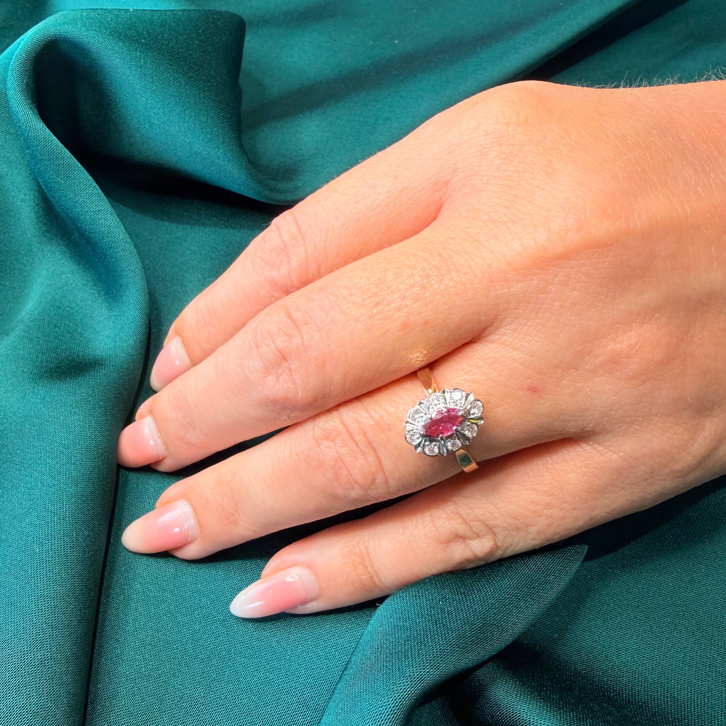 Bi Colour Diamond Ring