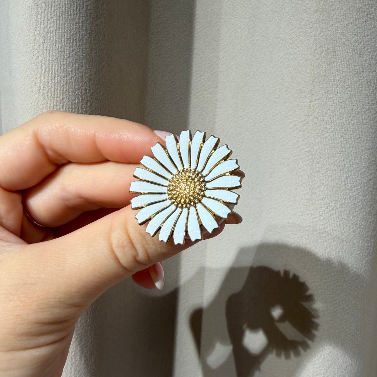 Daisy Enamel Brooch