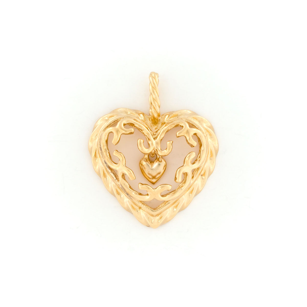 Kalevala Talon Sydän Hela Yellow Gold Pendant