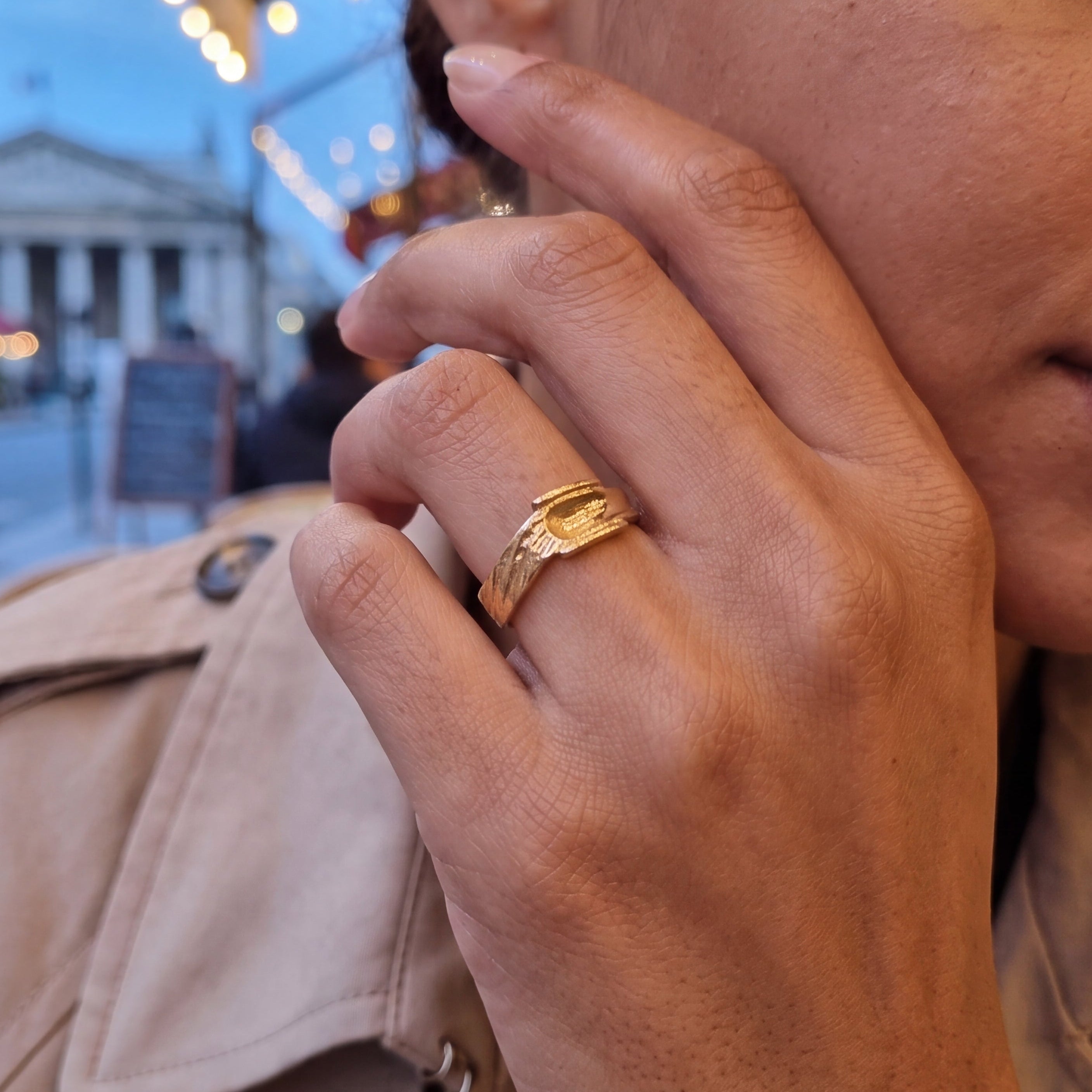 Lapponia yellow gold ring 1