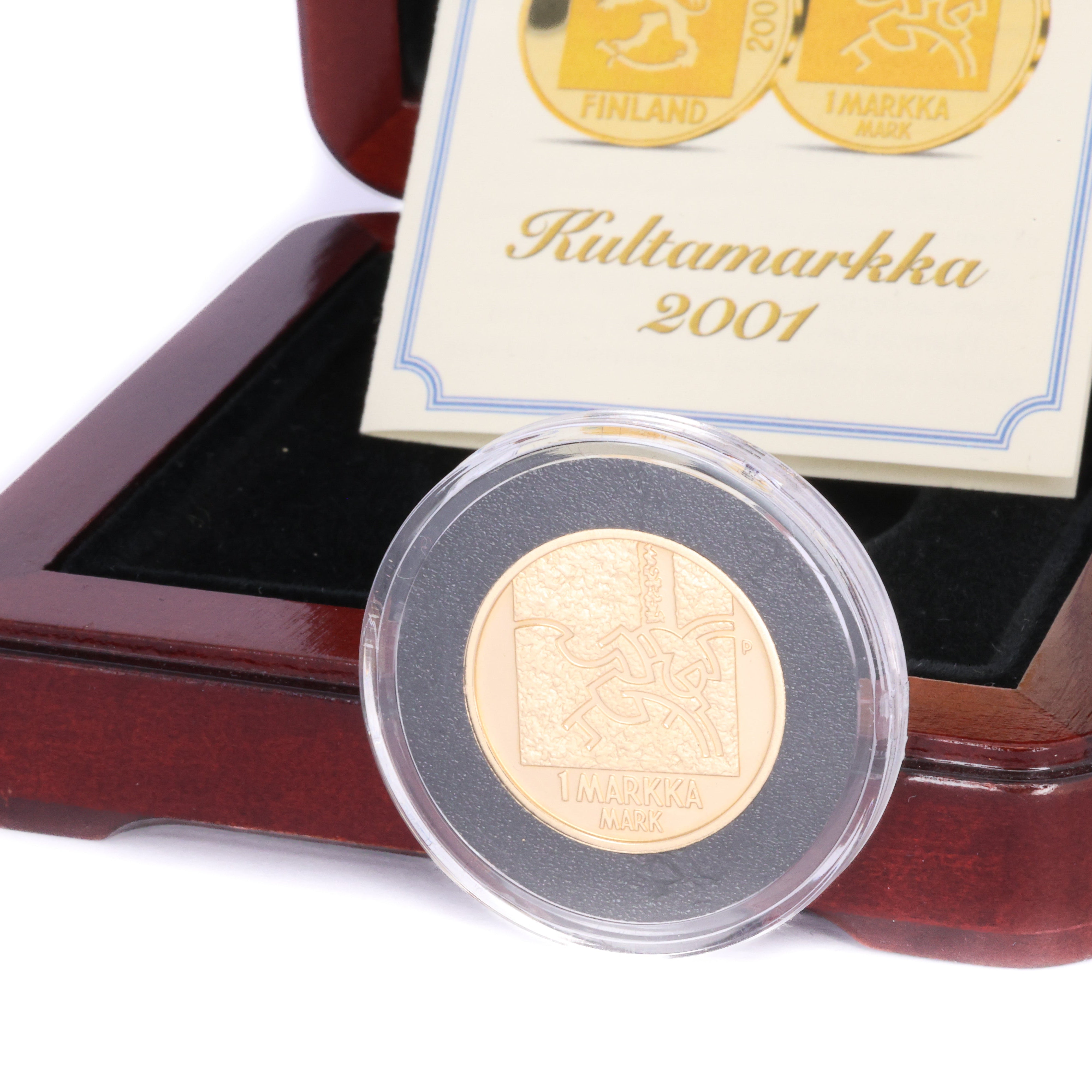 Finnish 1 Mark Collectors Gold Coin