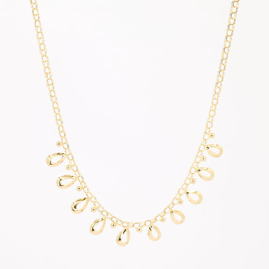 Graduate Bismark Link Gold Necklace