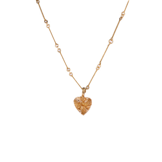 Lapponia Heart Gold Necklace