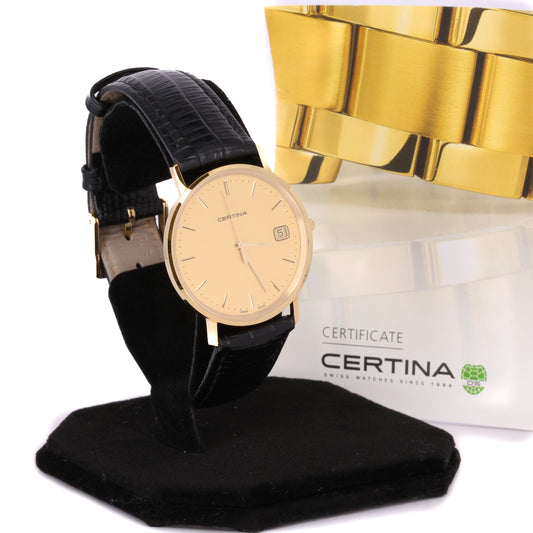 Certina-kultakello