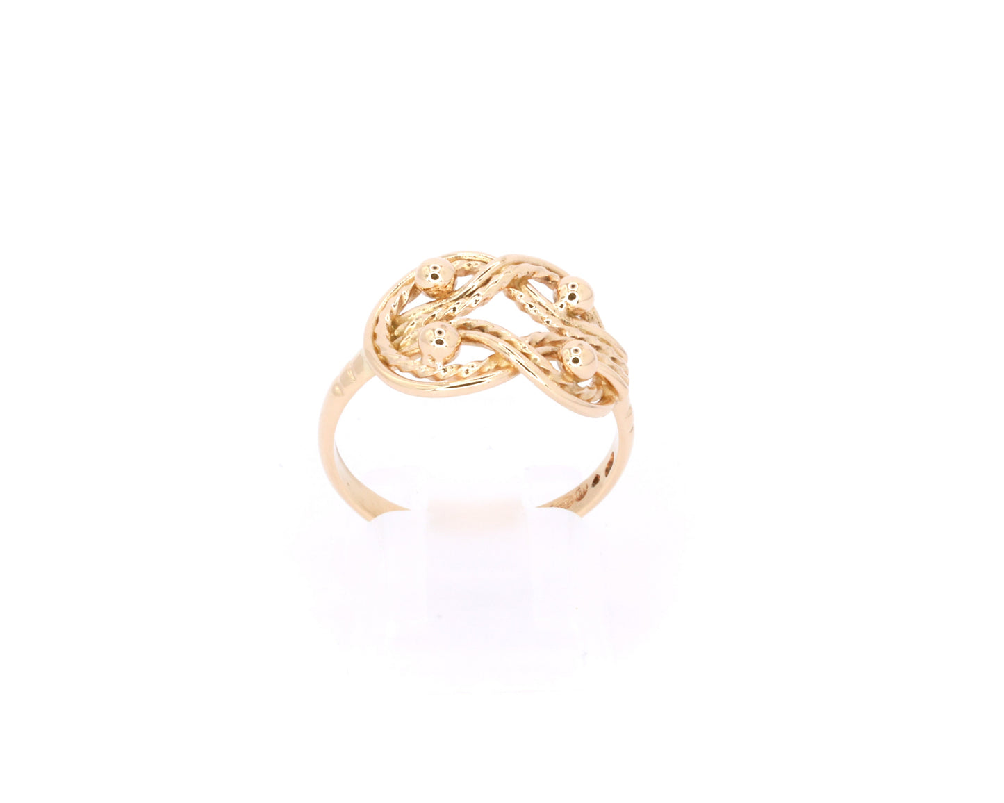 Kalevala Teljänneito "Teljän neito" Knot Gold Ring