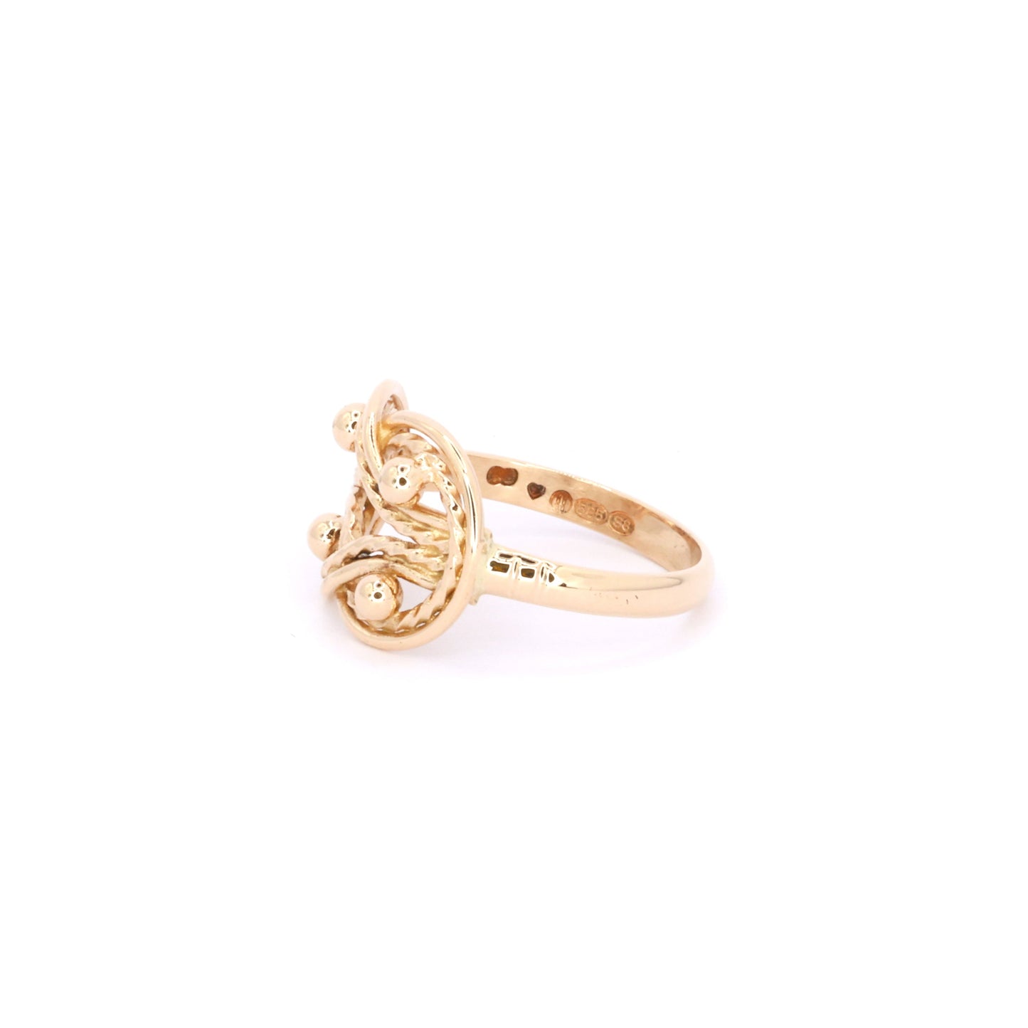 Kalevala Teljänneito "Teljän neito" Knot Gold Ring