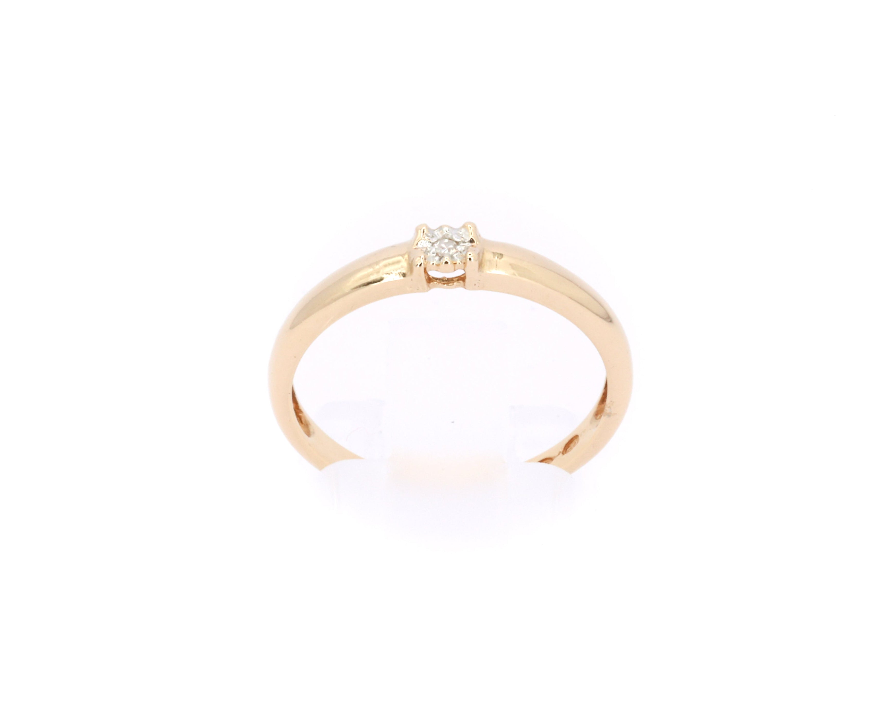 Petite Diamond Gold Ring