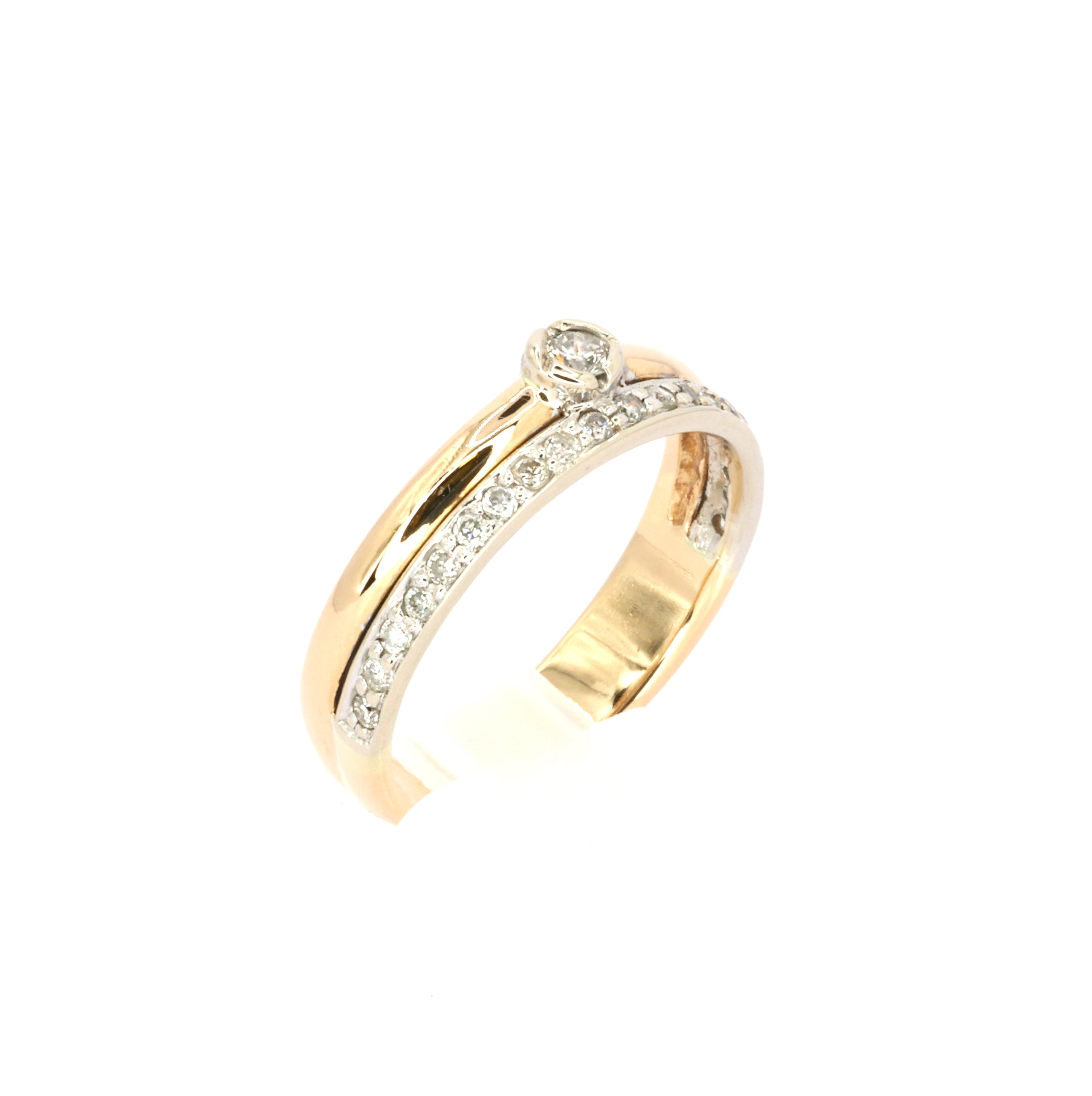 Bridal Diamond Gold Band