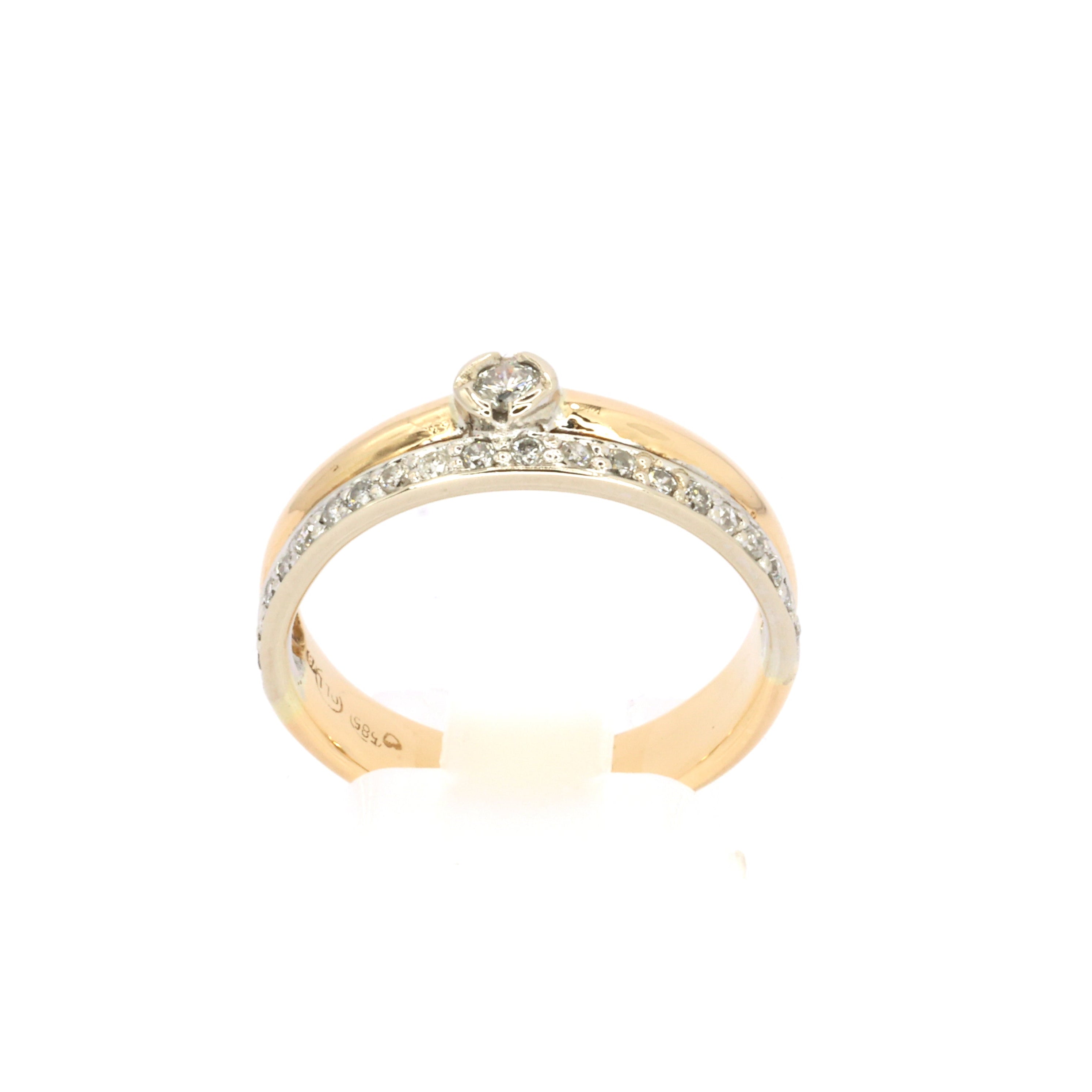Bridal Diamond Gold Band