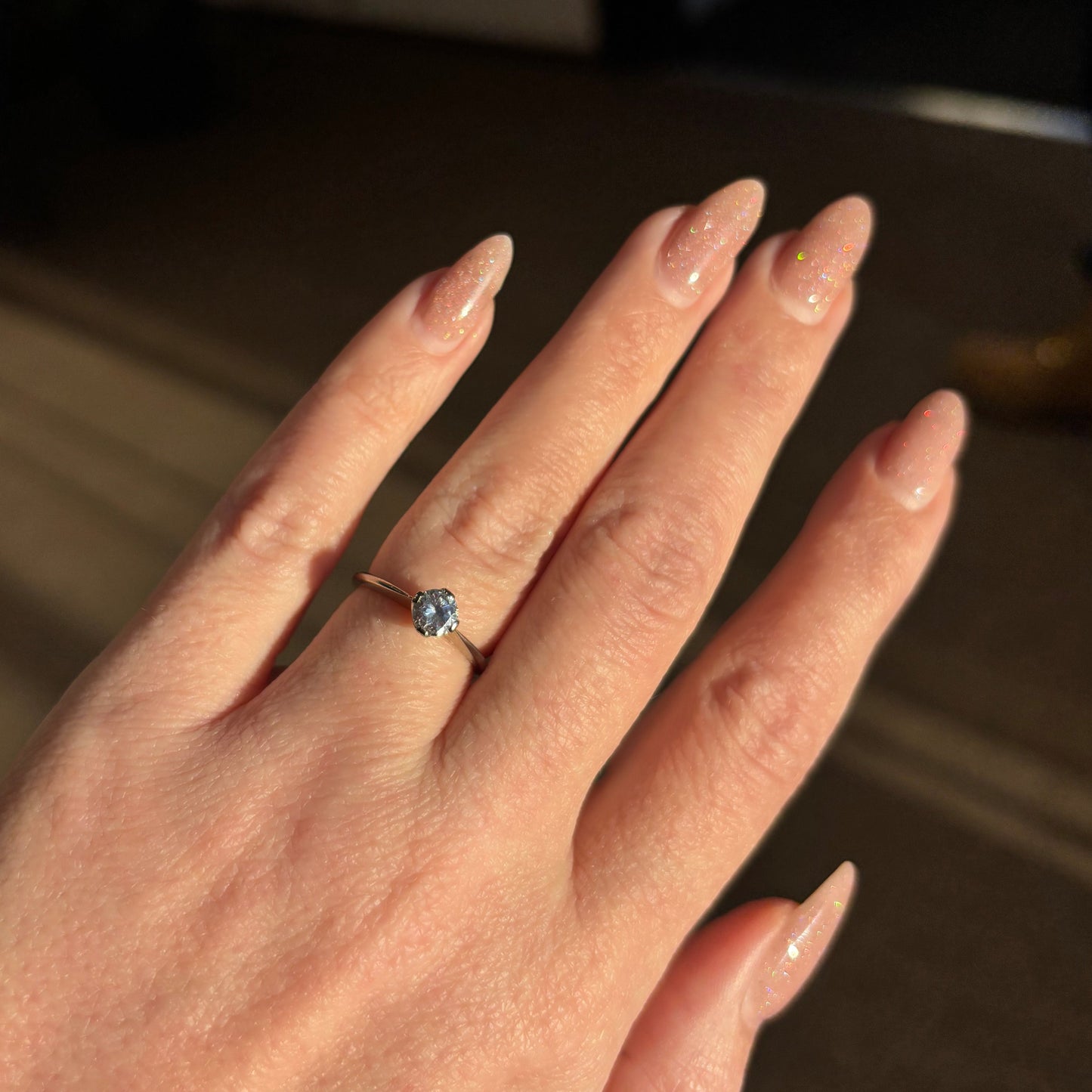 Tillander Diamond Solitaire White Gold Ring